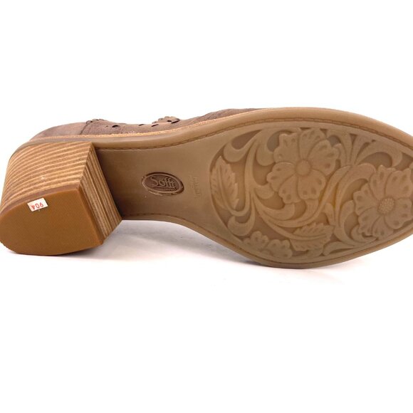 NEW Sofft Millard Block Heel Peep Toe Sandal Size 11M - Picture 9 of 13